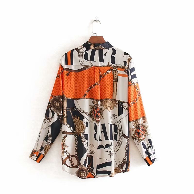 Chemise-manches-longues-femme-vintage-couleur-assortie-cha-ne-tissu-imprim-bureau-dame-blouses-business-chic