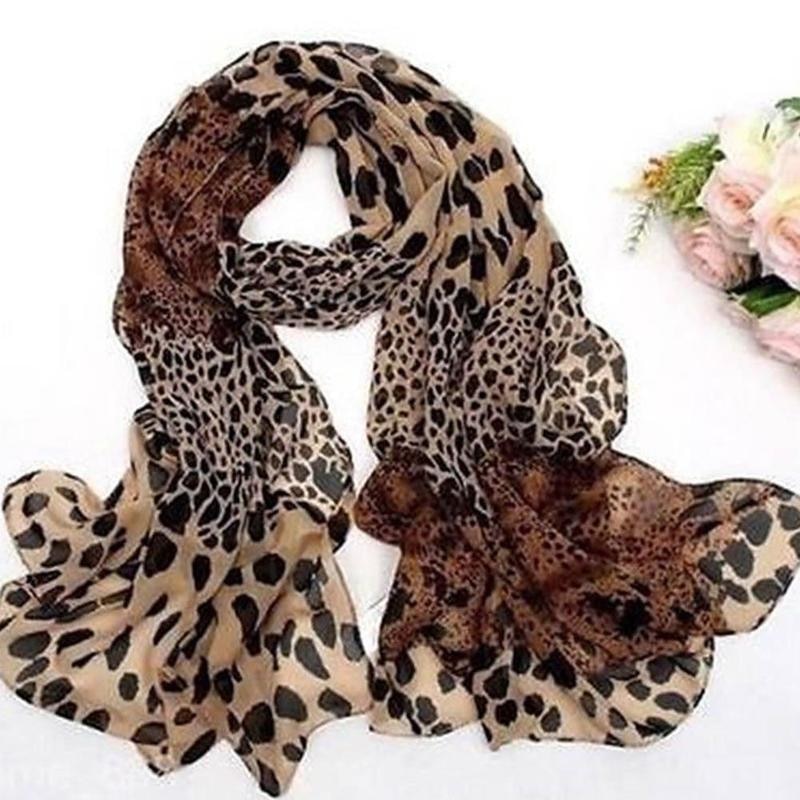 New-Noble-Fashion-Women-Long-Soft-Wrap-Lady-Shawl-Silk-Chiffon-Scarves-Leopard-Print-Shawl-All