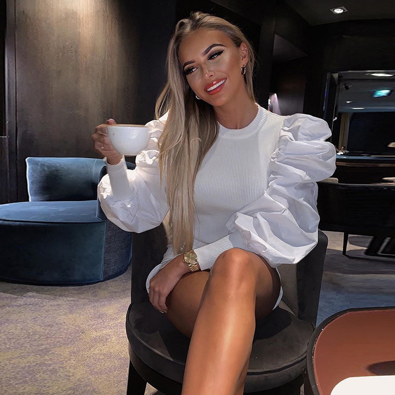 2019-hiver-femmes-chandail-solide-noir-blanc-d-contract-mode-pull-basique-pull-automne-O-cou