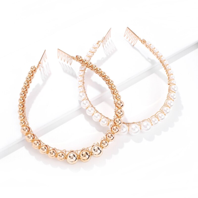 Solennemo-simul-perles-bandeaux-cheveux-peigne-couronne-femmes-dames-mode-or-coiffure-bandeau-cheveux-bijoux-accessoires
