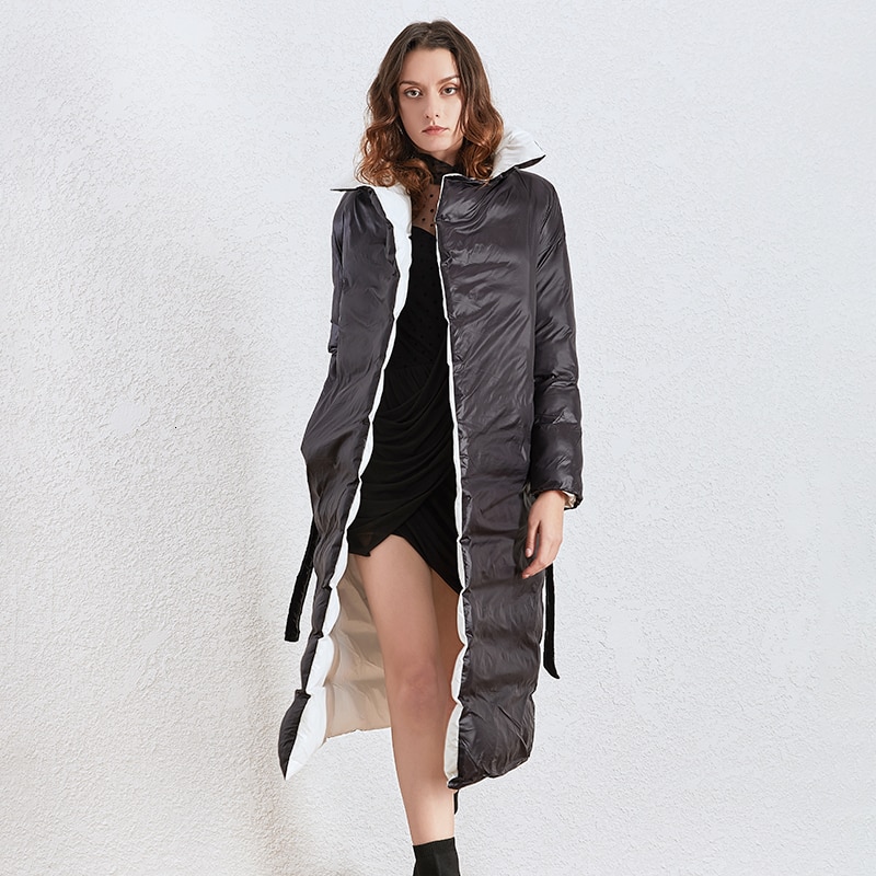 Deuxtwinstyle-PU-cuir-Hit-couleur-lacets-femmes-coton-manteaux-revers-col-manches-longues-Parkas-femme-2020