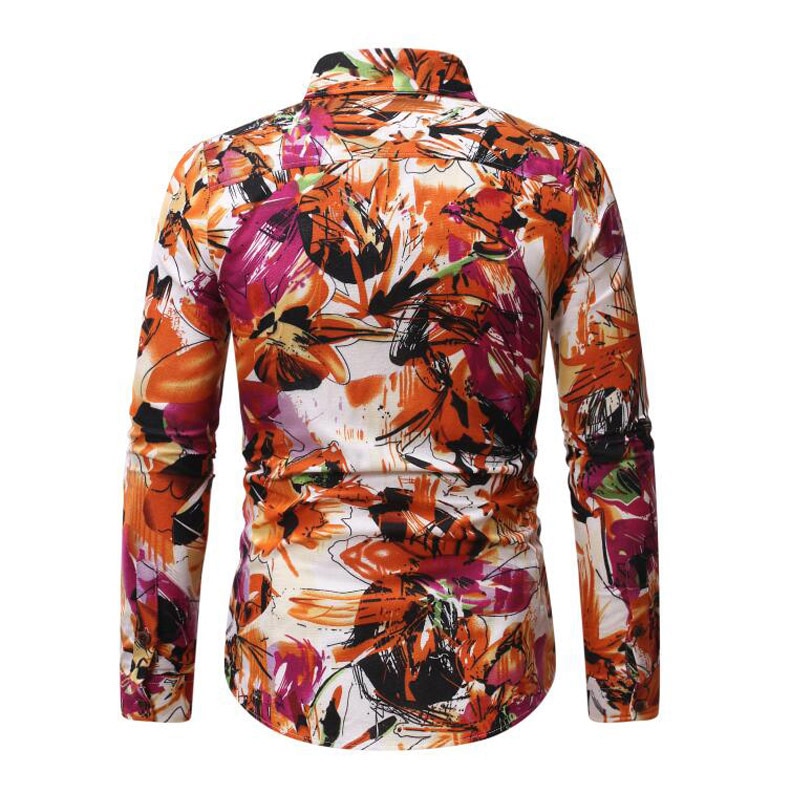 Camisa-hawaiana-holgada-de-manga-larga-de-Henley-hawaiana-camisa-de-verano-para-hombre-Camisa-de