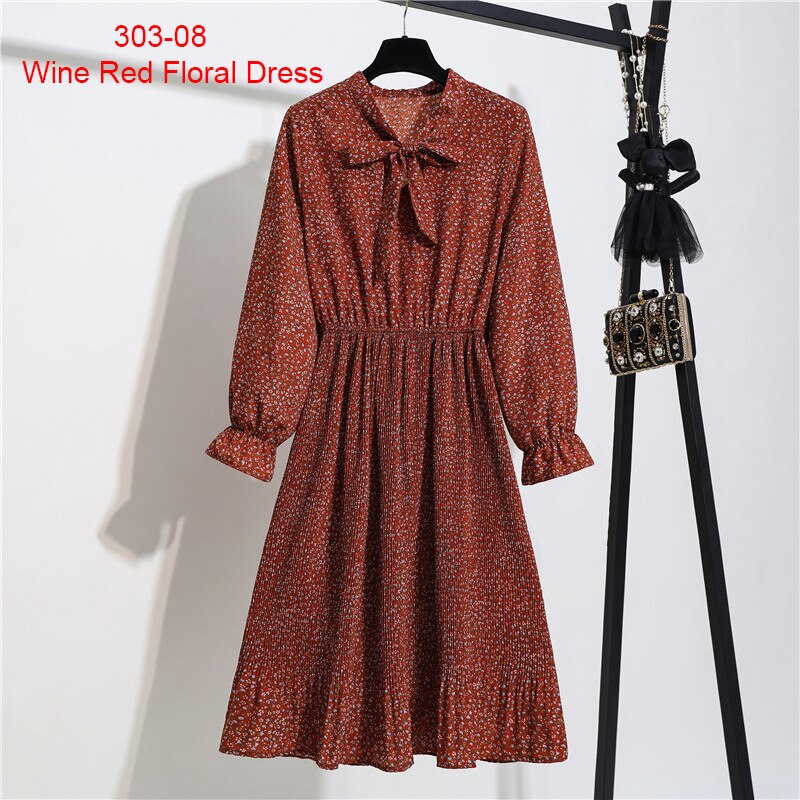 t-Vintage-imprim-fleurs-a-ligne-femmes-robe-manches-longues-mi-mollet-robes-d-contract