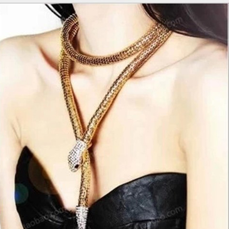 Collier, Bracelet ou Parure Bijoux Serpent Métal Argenté ou Doré
