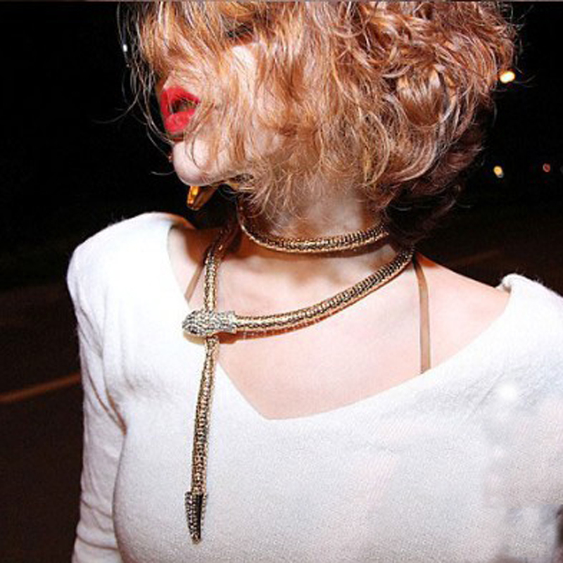 Ztech-Choker-Colliers-cristal-or-argent-Serpent-ceinture-pour-femmes-collier-femme-bijoux-Serpent-collier-femmes