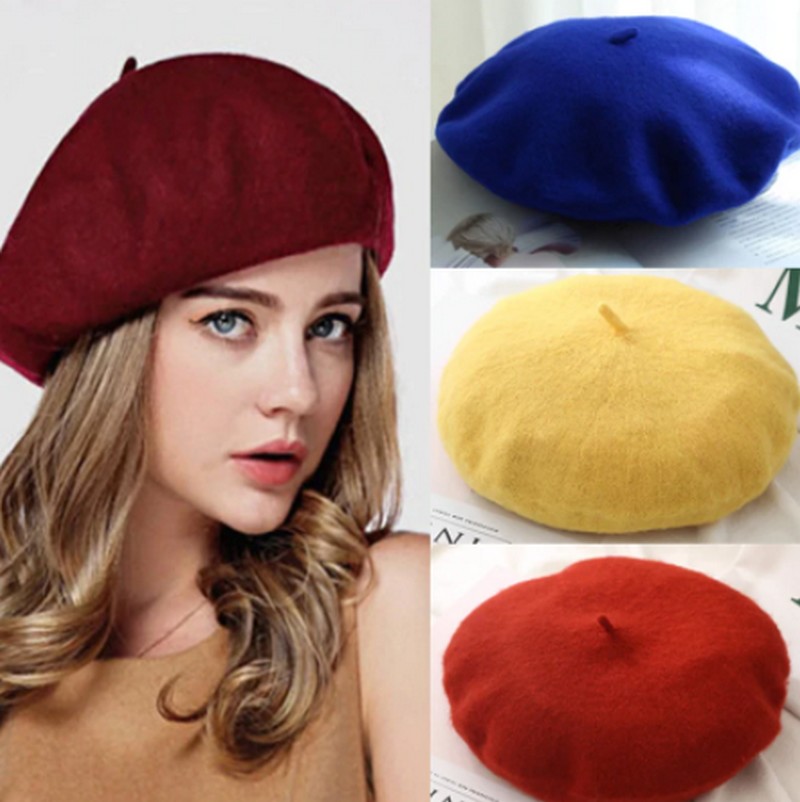 Beret Femme en Laine JANE 21 Coloris