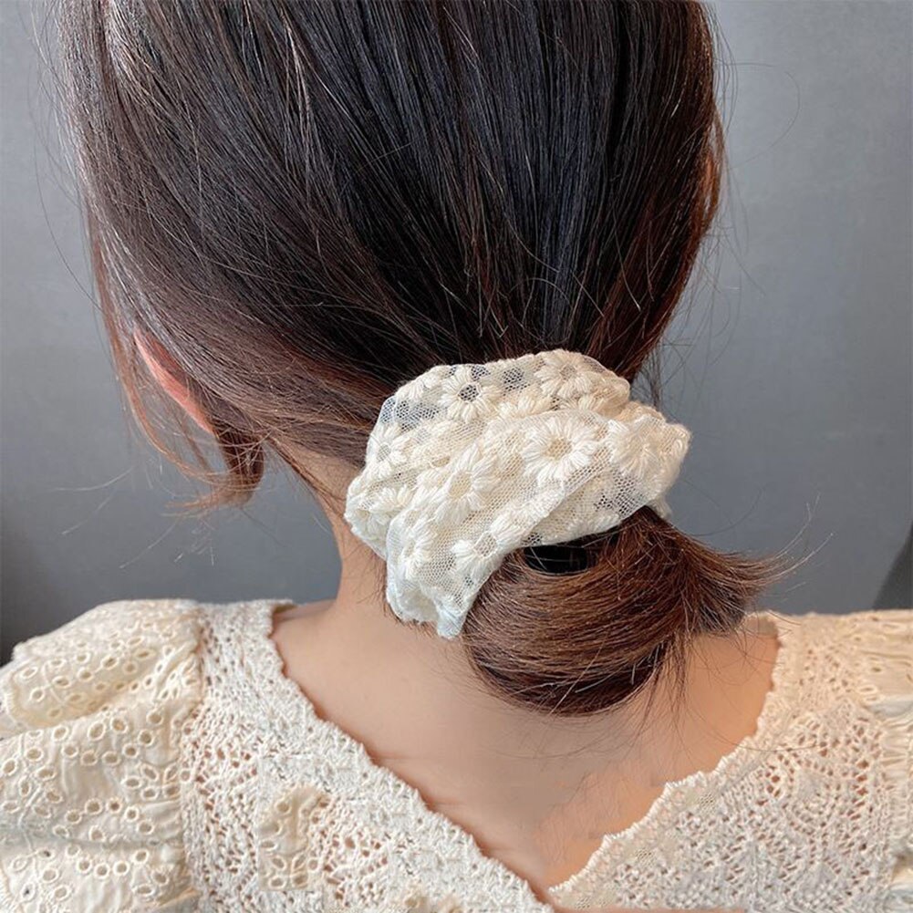 Chouchou-lastique-brod-de-fleurs-blanches-pour-femmes-et-filles-accessoires-pour-cheveux-printemps-porte-queue