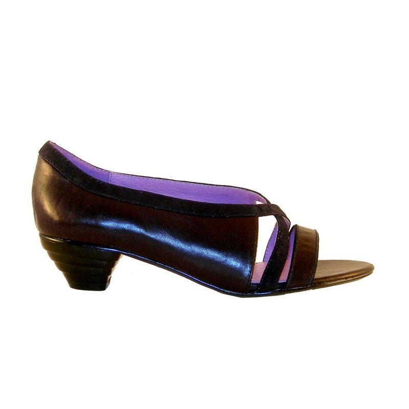 Sandales Cuir Noir à Brides MIDEE