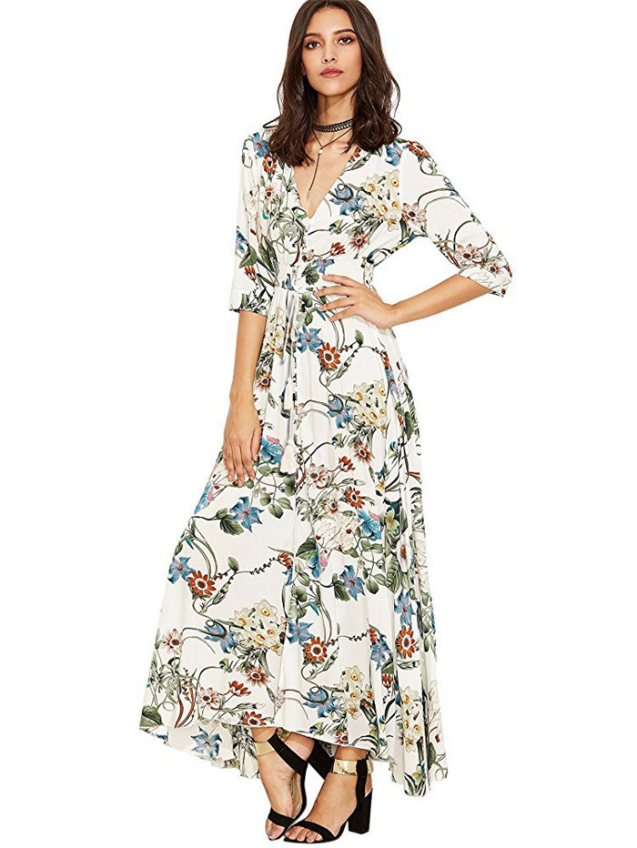 Marque-longue-Maxi-Robe-imprimer-grande-taille-d-contract-t-plage-v-tements-femmes-Vestidos-rendre