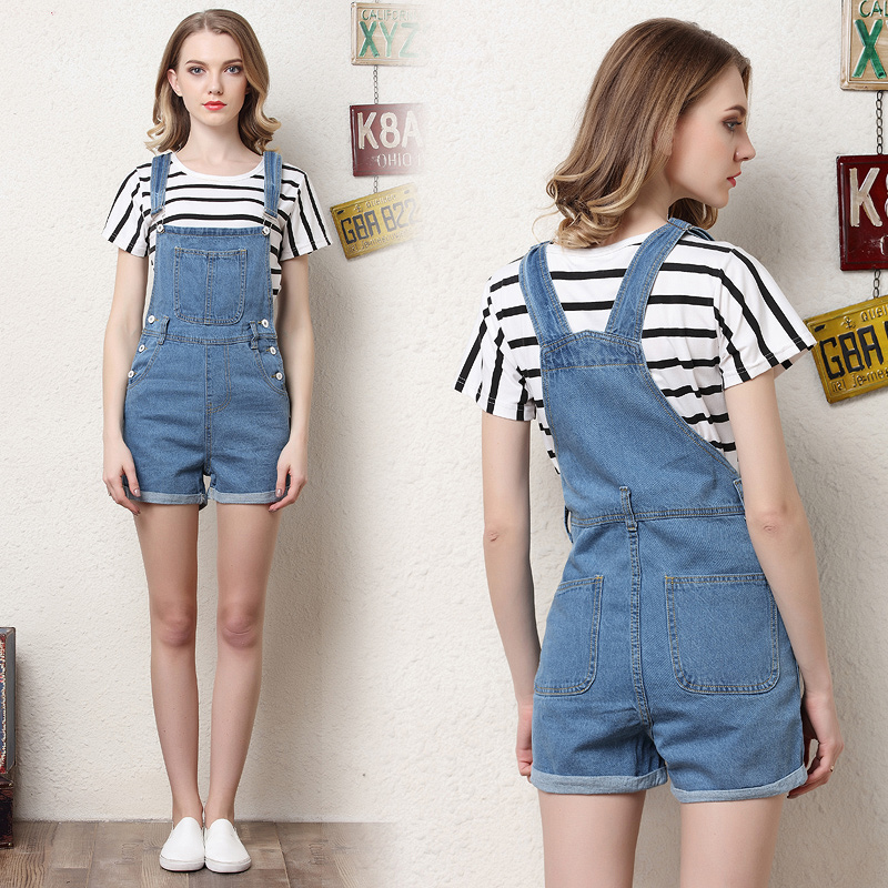 Salopette-courte-en-denim-femmes-combinaison-barboteuse-taille-haute-d-contract-e-mode-jeans-combishort-lav