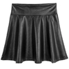 FLORATA-Fashion-New-Patent-Leather-Shorts-Women-Sexy-Casual-Shiny-Metallic-Elastic-Waist-Short-Skirt-Dance