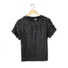 TWOTWINSTYLE-Ruffles-Black-T-Shirt-Ladies-Patchwork-O-Neck-Short-Sleeve-Oversize-T-Shirts-2018-Summer