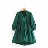 Fl-tri-angleterre-style-vintage-manches-bouffantes-taffetas-cascade-mini-robe-femmes-vestidos-de-fiesta-de