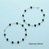 Women-Elegant-White-Black-Simulated-Pearls-Statement-Earrings-Big-Small-Circle-Round-Metal-Gold-Hoop-Earrings