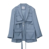 TWOTWINSTYLE-coupe-vent-pour-femmes-manches-longues-col-revers-taille-haute-Trench-manteaux-f-minins-v