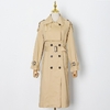 Deuxtwinstyle-irr-guli-re-Patchwork-ceintures-Trench-pour-les-femmes-revers-manches-longues-taille-haute-Midi