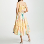 TWOTWINSTYLE-Sleeveless-Print-Dress-For-Women-Off-Shoulder-Bandage-Hit-Color-Ruched-Long-Dresses-Female-Fashion