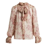 TWOTWINSTYLE-Ruffle-Shirts-Blouse-Female-Lantern-Long-Sleeve-Turtleneck-Lace-Up-Tops-Women-With-Tank-Autumn
