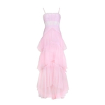TWOTWINSTYLE-Strap-Dresses-Female-Sleeveless-High-Waist-Hollow-Out-Patchwork-Mesh-Dress-Female-Fashion-Clothes-2018