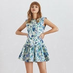 TWOTWINSTYLE-Summer-Print-Off-Shoulder-Women-Dress-Sleeveless-O-Neck-High-Waist-Ruffles-Mini-Dresses-Female
