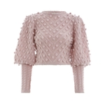 TWOTWINSTYLE-Lantern-Sleeve-Women-s-Sweater-Short-Tops-High-Waist-Ball-Knitting-Pullover-For-Female-Vintage