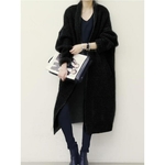 Women-2018-winter-sweaters-ladies-plus-size-black-coarse-wool-lapel-thick-knitwear-gray-oversize-fashion