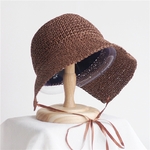 La-MaxPa-l-europe-R-tro-D-t-Crochet-Fait-Main-Chapeau-De-Paille-Femelle