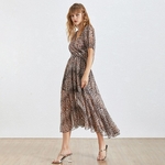 Deuxtwinstyle-Sexy-robe-l-opard-pour-femmes-col-en-V-dos-nu-manches-courtes-taille-haute