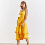 Deuxtwinstyle-Sexy-Spaghetti-sangle-robe-femmes-sans-manches-taille-haute-lacets-dos-nu-gland-Patchwork-robes