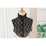 Vintage-Detachable-Fashion-Blouse-detachable-false-Retro-Peter-Pan-Lace-Collar-White-Petite-round-neck-pearl