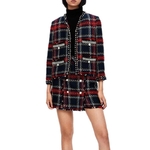 Manteau-de-veste-en-Tweed-carreaux-Vintage-pour-femmes-Mini-jupe-2-pi-ces-ensemble-de