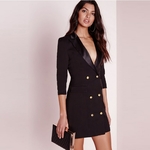 HYH-HAOYIHUI-2019-tendance-Design-mode-Simple-beau-Vintage-bouton-hauts-personnalit-Sexy-costume-Type-couleur