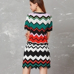 t-ondul-ray-manches-courtes-haut-et-jupe-deux-pi-ces-costume-boh-me-tricot