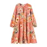 Jastie-Floral-imprimer-robe-femmes-l-che-manches-longues-col-en-v-robes-volants-ourlet-d
