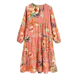 Jastie-Floral-imprimer-robe-femmes-l-che-manches-longues-col-en-v-robes-volants-ourlet-d