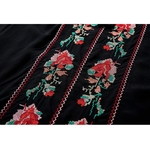 Floral-Embroidery-cotton-dress-2017-square-collar-half-Sleeve-A-line-mini-Dresses-black-Cross-stitch