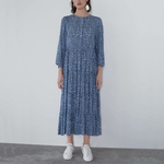 D-contract-t-femmes-robe-imprim-col-rond-robe-pliss-e-l-che-long-maxi-vacances