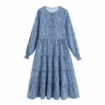 D-contract-t-femmes-robe-imprim-col-rond-robe-pliss-e-l-che-long-maxi-vacances