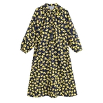 Poids-l-ger-femmes-longue-robe-t-2019-nouvelle-mode-jaune-imprim-Floral-r-tro-Look