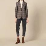 2019-nouveau-femmes-Plaid-costume-Blazer-bouton-unique-bureau-dame-veste-et-manteau-ou-automne-hiver