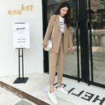 2019-automne-loisirs-costume-ensemble-femme-surdimensionn-Long-Blazer-taille-haute-cheville-longueur-pantalon-droit-cor