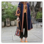 Femmes-nouvelle-mode-offre-sp-ciale-femme-folk-personnalis-rouge-couleur-motif-Long-fonds-tricot-trois