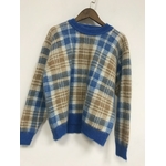 Chandail-tricot-carreaux-pour-femmes-l-che-manches-longues-col-rond-Pull-hauts-2019-automne-et