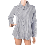 LASPERAL-2017-Femmes-Ray-Chemise-Manches-Longues-Turn-Down-Col-L-che-Blusas-Femme-Automne-Automne