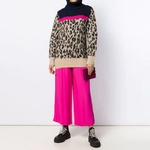 Deuxtwinstyle-Hit-couleur-l-opard-chandails-pour-femme-col-roul-manches-longues-tricot-grande-taille-femmes