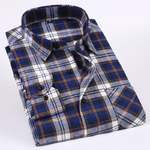 Men-s-Long-Sleeve-Flannel-Plaid-Shirt-100-Cotton-Spring-Festival-Autumn-Soft-Comfortable-Men-Social