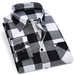 2019-New-Mens-Plaid-Shirt-100-Cotton-High-Quality-Mens-Business-Casual-Long-Sleeve-Shirt-Male