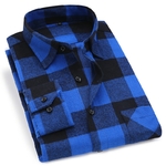 2019-New-Mens-Plaid-Shirt-100-Cotton-High-Quality-Mens-Business-Casual-Long-Sleeve-Shirt-Male