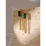 Yhpup-boucles-d-oreilles-en-cristal-vert-pour-femmes-bijoux-en-acier-inoxydable-couleur-or-Texture