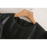 Withered-autumn-leather-dress-women-high-street-vintage-puff-sleeve-o-neck-vestidos-de-fiesta-de